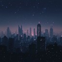 a calming instrumental exploring cyberpunk worlds through soothing sounds.