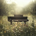 gentle piano piece bringing peace and wistful contemplation