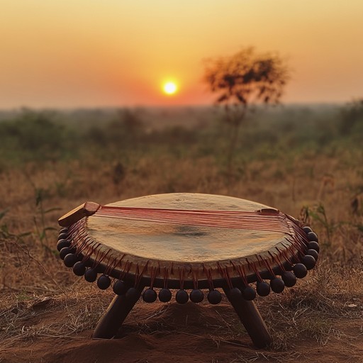 An instrumental heartwarming composition featuring the soothing sounds of the kora, blending melodic lines that evoke gentle nostalgia and warmth, reminiscent of cherished memories.