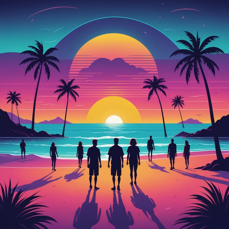 A high energy track that harnesses the lively aspects of psychedelic music and its power to encapsulate the wild, uninhibited spirit of a summer beach party. It's as if the very sunshine has been turned into a symphony of colors.