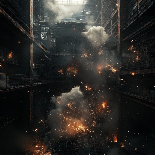 Experience raw, powerful emotions with distorted, mechanical sounds and relentless beats that depict a dystopian fight for survival in an industrial wasteland.