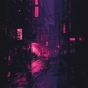 eerie beats and synths for a dark cyberpunk ambiance.