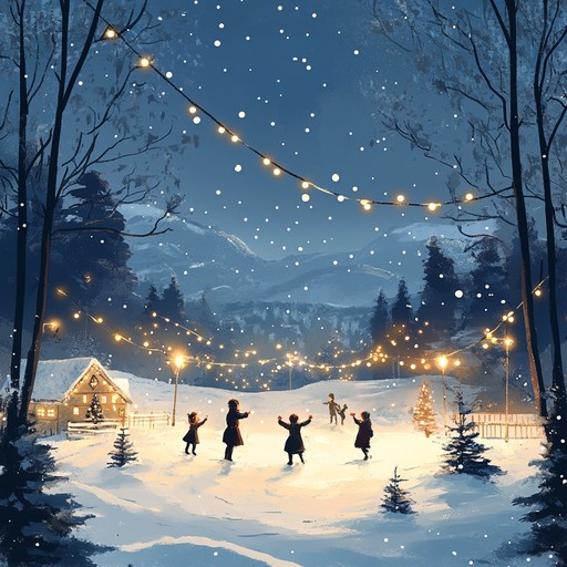 This track captures the joy and exuberance of holiday festivities with a lively rhythm and cheerful melodies, perfect for dancing and spreading holiday cheer. Featuring bright and dynamic instrumentation, it evokes a sense of wonder and happiness, ideal for family gatherings and festive parties.