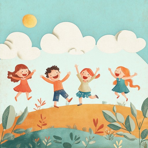 An uplifting instrumental song with catchy melodies and rhythmic beats that encourage children to smile, dance, and have fun. Ideal for playtime, parties, or any joyful occasion where kids can express their energy and happiness.