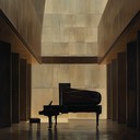 delicate piano melodies evoking introspective longing