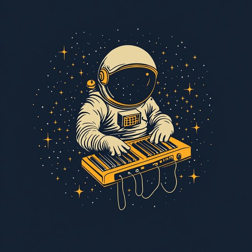 An instrumental track that fuses the groovy rhythms of 70s funk with futuristic synthesizers and cosmic soundscapes, taking listeners on an interstellar musical journey.