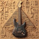 heavy metal with ancient egyptian melodies and rhythms intertwined.