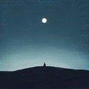 soft instrumental echoes resonating through a solitary dreamscape night.