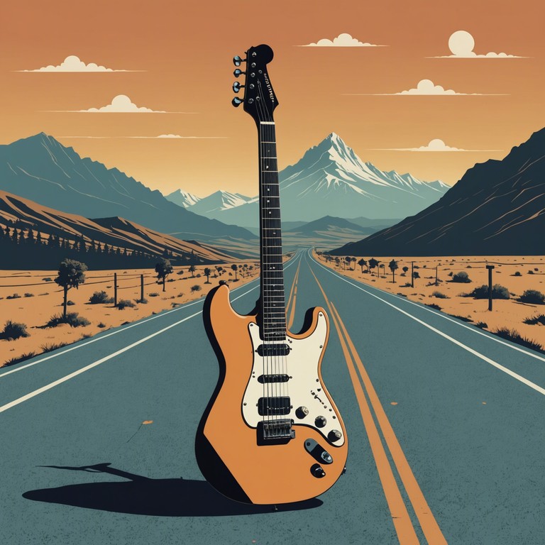 In the vein of an americana infused journey, this track fuses emotional guitar strings with scenes of expansive wild west roads, evoking feelings of both nostalgia and wanderlust. As the guitar communicates the stories of many travelers, the track builds a bridge between past sentiments and the thrill of exploration. In the vein of an americana infused journey, this track fuses emotional guitar strings with scenes of expansive wild west roads, evoking feelings of both nostalgia and wanderlust. As the guitar communicates the stories of many travelers, the track builds a bridge between past sentiments and the thrill of exploration.
