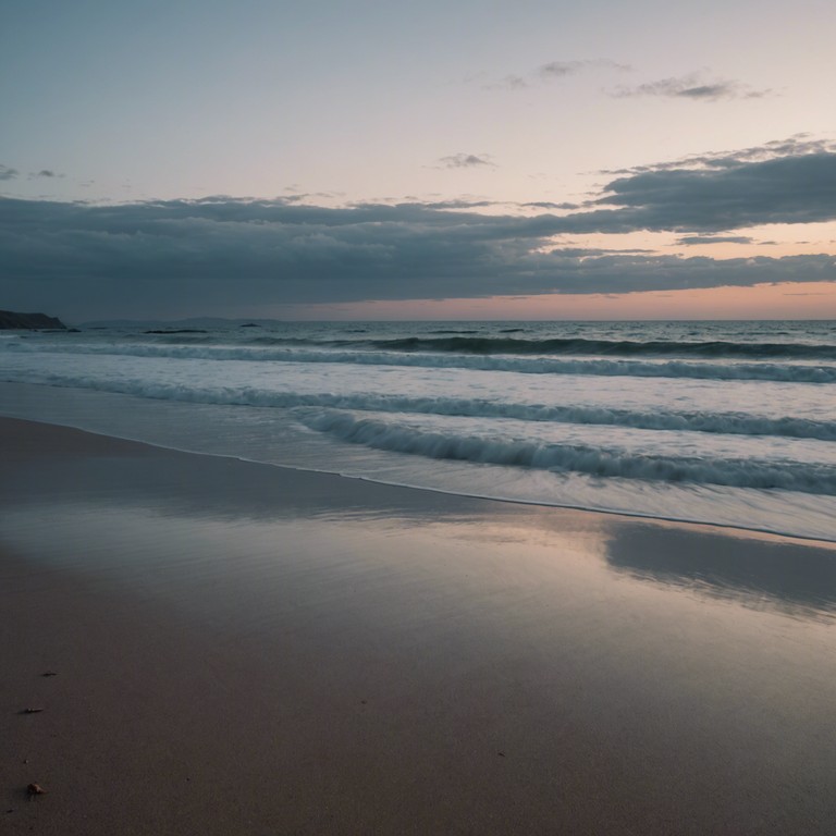 Imagine sitting by the sea, watching the sunset in complete solitude, with only the sounds of your heart and the waves, accompanied by a soft reggae rhythm that resonates with your inner thoughts.