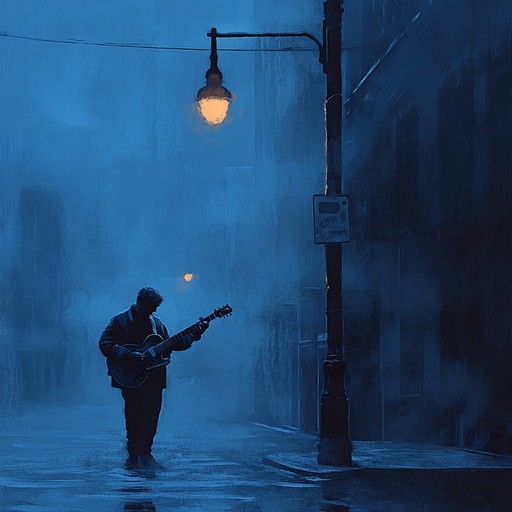 A bluesy, soulful exploration of solitary nights in the city. The jazz guitar leads with plaintive tones, painting a poignant picture of urban loneliness and introspection.