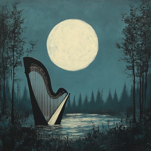 A soothing lullaby featuring gentle harp melodies that inspire hope and calm, ideal for drifting into a peaceful sleep under the shimmering stars