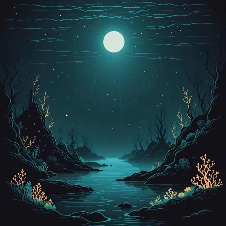 This track utilizes the eerie resonances of underwater acoustics mixed with occasional disturbing reverberations to create an atmosphere of suspense and isolation. It feels like an exploration in a submarine gone awry, surrounded by mysterious aquatic fauna and unexplained noises, encapsulating the essence of deep sea mysteries and human vulnerability.