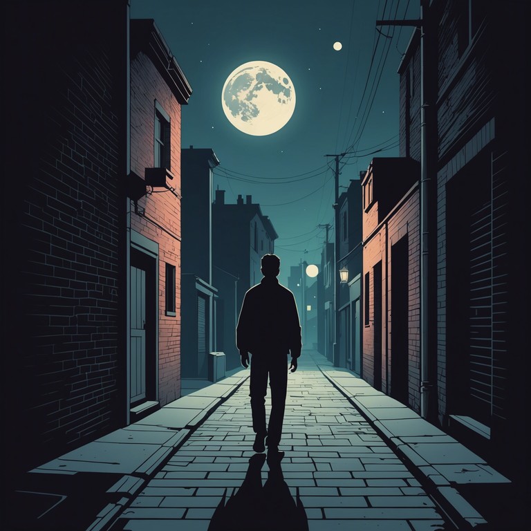 Craft an audio experience mimicking a late night journey down eerie, mist filled urban environments, where every shadow could tell a story. The music serves as a perfect background to tales of the unseen and not yet understood.