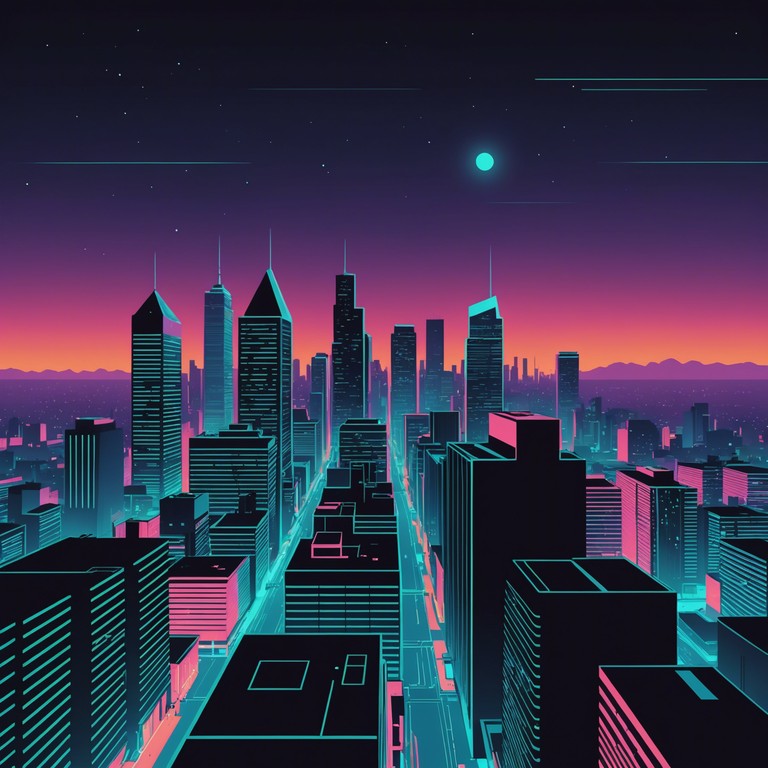 In this track, haunting electronic synths mimic the pulsating lights of a cyberpunk city, reflecting a journey through nocturnal streets filled with futuristic allure and mysterious undertones. The song captures the essence of a digital underworld, providing an auditory experience akin to a late night ride through neon lit urban chaos.