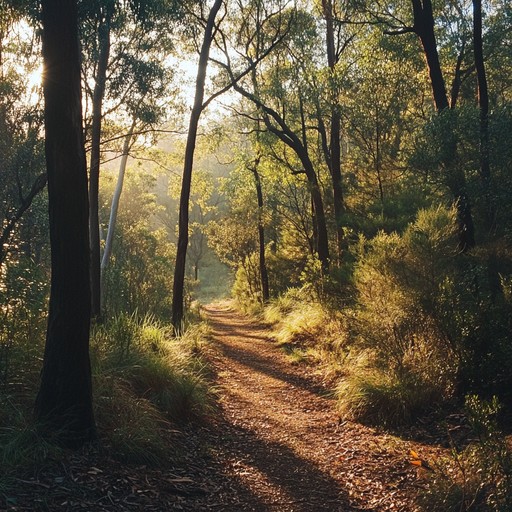 Expanding on the deep tranquility of a secluded forest, this track utilizes the soft strumming of an acoustic guitar to mimic the subtle sounds of nature, enveloping the listener in a calming, peaceful atmosphere