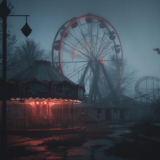 This unsettling composition captures the essence of a long-abandoned carnival, with ghostly echoes of forgotten laughter and distant, distorted carnival music. The piece features haunting melodies, dissonant harmonies, and unexpected sound effects, creating a chilling atmosphere that evokes a sense of unease and mystery. As the music unfolds, the listener is drawn deeper into the dark, forgotten world of the carnival, where shadows lurk and memories fade.