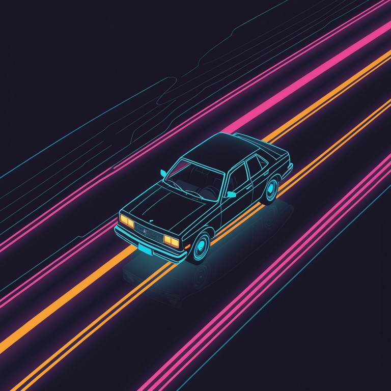 Imagine cruising through the cityscape, with glowing signs reflecting off your car, and this synth driven track fills the air, enhancing the sense of freedom and thrill of the night.