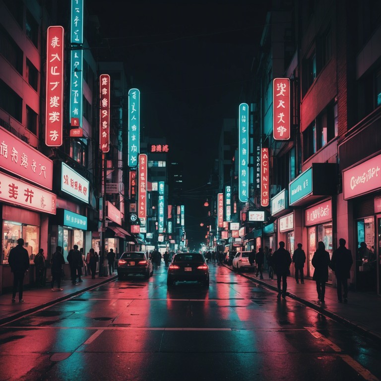 This track is an ode to the energetic nightlife of the city. Combining smooth, deep bass lines with sporadic high pitched chimes, it captures the essence of urban exploration under the neon lights. Ideal for evoking the feel of cruising through bustling streets or walking in a lively district after dark.