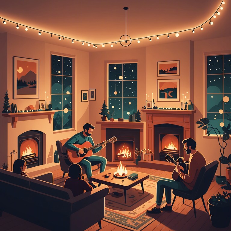 This track captures the essence of seasonal joy combining folk melodies with rock energy, ideal for festive gatherings and positive vibes. The song weaves traditional folk rhythms with the lively spirit of rock, featuring acoustic instrumentation enriched with a spirited dynamic that resonates with the warmth of holiday cheer.