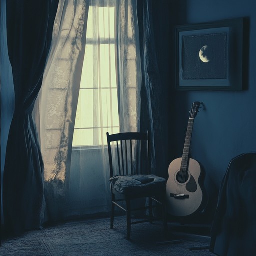 An intimate instrumental piece that captures the tender emotions of late night reflections, blending soft guitar strums with ambient textures to evoke a sense of nostalgia and longing in a quiet bedroom setting