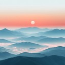 tranquil future bass melody evoking sunrise over mountains