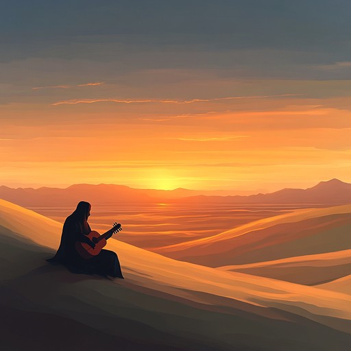 This instrumental piece combines gentle rhythms of traditional middle eastern music with mellow tones of smooth jazz, creating a relaxing and immersive soundscape.