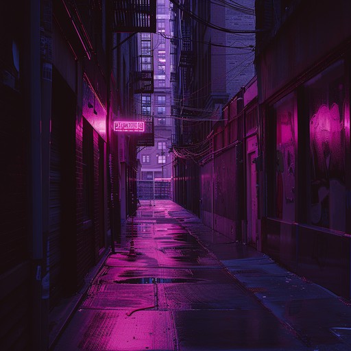 A haunting journey through neon lit streets with dark, pulsating beats and eerie atmospheres. Synth melodies cut through like digital whispers, guiding the listener through a dystopian urban landscape.