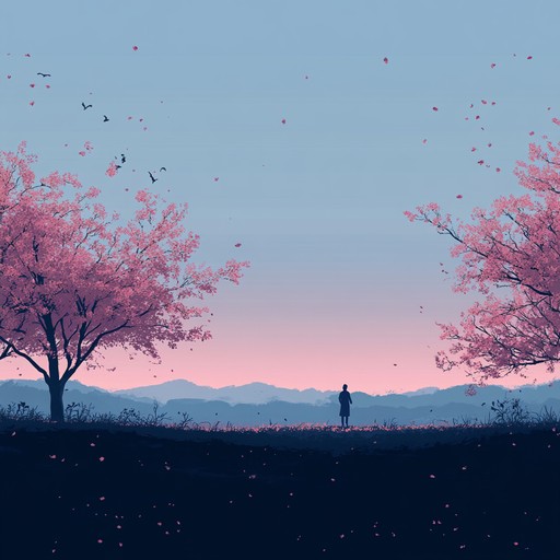 This instrumental piece captures the delicate beauty of budding romance under the cherry blossoms, featuring soft piano melodies that evoke a sense of nostalgia and tranquility.