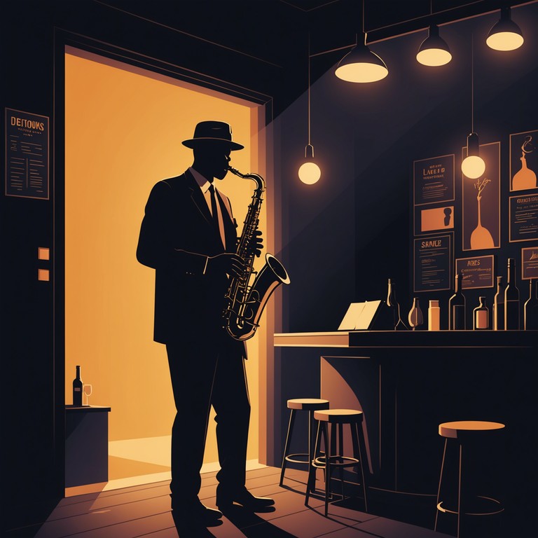 Imagine an old jazz club at the stroke of midnight, where a lone saxophonist plays a set that tells a story of intrigue and shadows. Each note offers a deeper dive into a musical mystery, captivating the audience with its somber yet enthralling melody.