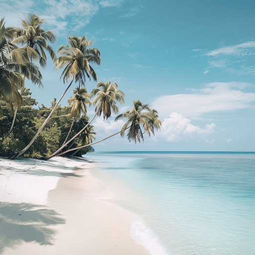 Immerse in a dreamlike tropical escape, where gentle ocean waves and rustling palm leaves set the scene. This composition blends harmonious island melodies with tranquil rhythms, creating an ethereal auditory journey through a lush, paradise like dreamscape.