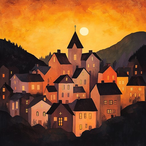 A soothing instrumental piece capturing the gentle essence of a sunset in a small eastern european village. The clarinet leads the way with warm, inviting melodies complemented by the gentle strumming of the guitar and the soft rhythms of percussion, creating an atmosphere that is both nostalgic and tranquil. Perfect for unwinding and reflecting.