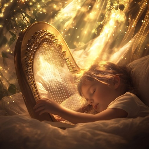 This instrumental aims to nurture a child's spiritual connection through tranquil harp melodies, promoting restful sleep and a serene ambiance. Perfect for soothing bedtime or moments of quiet reflection.