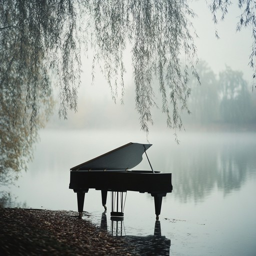 A delicate blend of quiet piano and ambient textures, portraying an image of refined sadness. The harmonies resonate with forgotten memories, drifting gracefully to create a serene and bittersweet atmosphere.