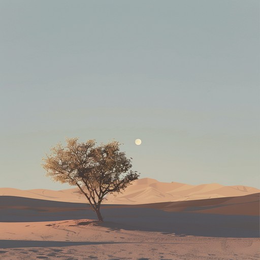 This track features soothing middle eastern scales and gentle rhythms, evoking a peaceful desert landscape. Inspired by traditional sounds, it blends various middle eastern instruments, creating a serene and introspective atmosphere, perfect for relaxation or meditation.