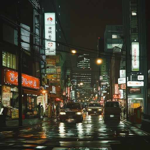 Capturing the essence of tokyo by night, this track intertwines modern j pop sounds with hints of urban sophistication. The music evokes the lively, yet serene atmosphere of a midnight walk through shibuya, wrapped in neon lights and the subtle whispers of the city.