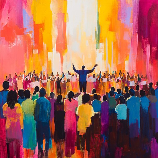 Imagine a song that not only lifts your spirits but also provides a sense of strength and encouragement. With a choir delivering harmonious and powerful vocals, this track transcends daily tribulations, celebrating the power of faith and community support.