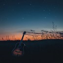 soothing guitar embodying calmness of countryside dusk