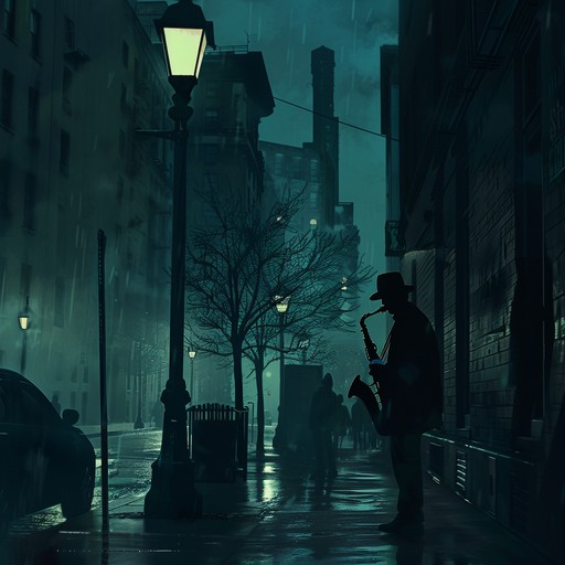 A smooth blend of soulful beats that carry a brooding melancholic undertone. The rhythmic patterns, characteristic of new jack swing, provide a complex, syncopated groove that compels deep introspection. This instrumental piece evokes feelings of solitude and contemplation, set against the backdrop of a late night cityscape.