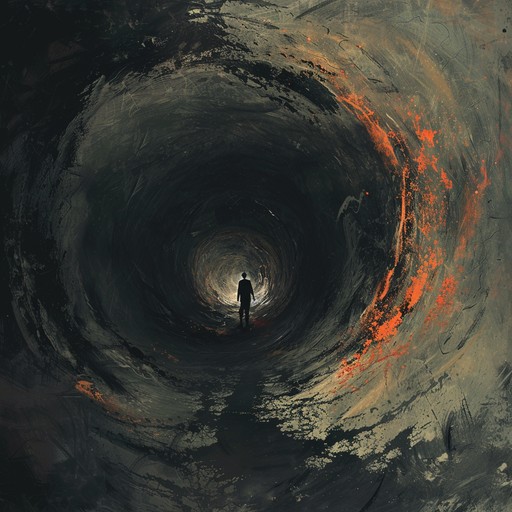 This composition explores the depths of the underworld with heavy riffs and relentless rhythms, emulating a descent through mythical landscapes filled with supernatural entities and ancient secrets.