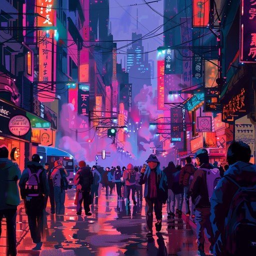 An electrifying track blending upbeat urban beats with vibrant synth driven melodies. This composition captures the pulsating life of a modern city, combining soulful grooves and modern electronic elements to create an uplifting, energetic experience.