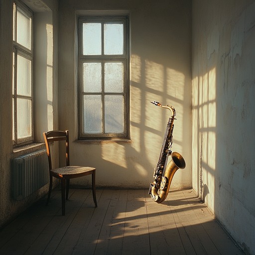 A soulful instrumental that conveys deep loneliness and isolation. Gentle saxophone melodies over subtle harmonies paint a sonic picture of empty spaces and echoing memories, inviting reflective solitude.