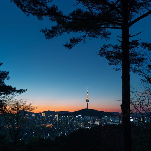 This track features a deeply evocative piano piece that mirrors the serene yet melancholy atmosphere of seoul as dusk settles. The music drifts like a gentle evening breeze, reflecting the quiet moments of introspection among the city’s vibrant nighttime glow.