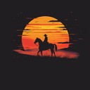uplifting instrumental embodying adventure across vast western landscapes