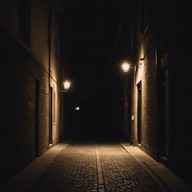 a lonely walk through quiet streets