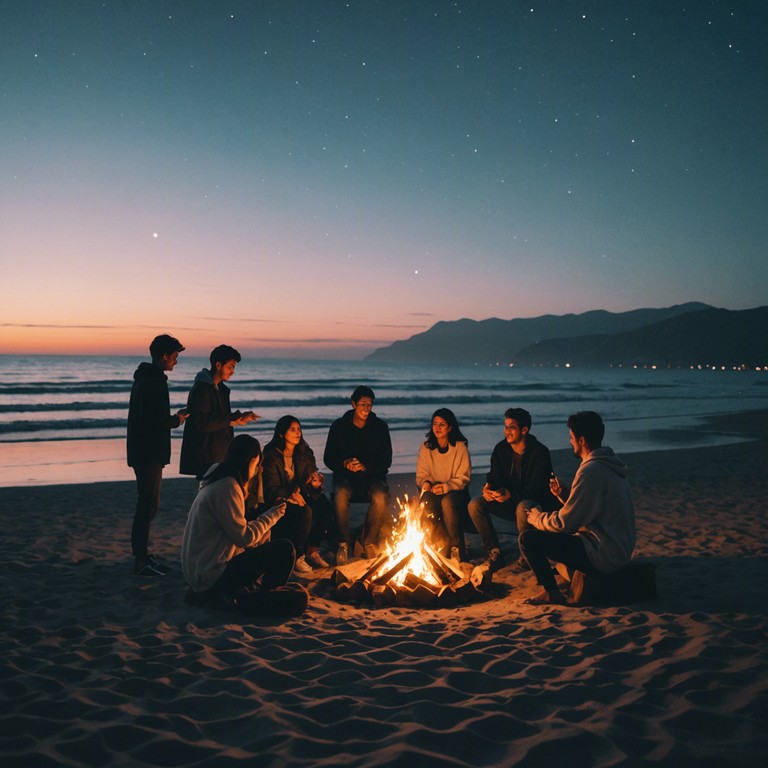 Imagine this song playing as friends gather around a beach bonfire, sharing stories and dancing under the starlit sky, the melody perfectly syncing with the laughter and waves