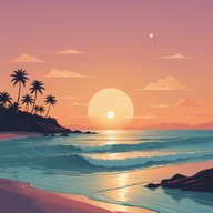 gentle beats glide over tranquil synths