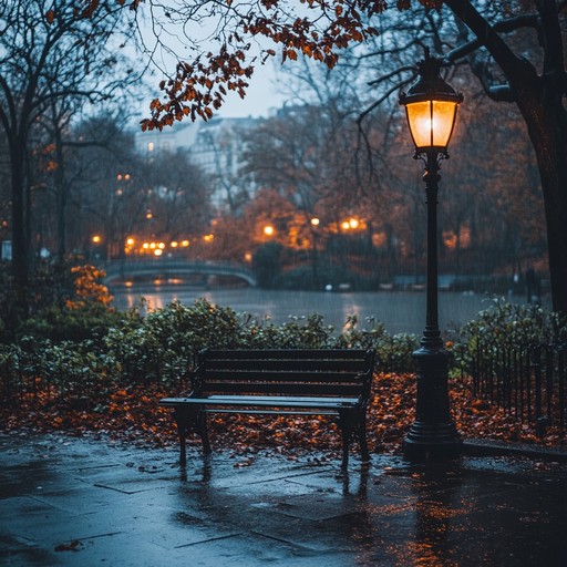 A haunting instrumental ballad featuring gentle piano melodies that evoke deep introspection and melancholy. The piece takes the listener on a reflective journey through emotions, reminiscent of quiet nights and lingering memories.