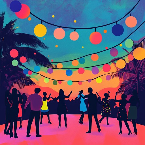 This track features sparkling synths, bouncy rhythms, and infectious melodies to create an energizing and captivating soundscape. Perfect for uplifting any gathering with its lively beats and positive energy.