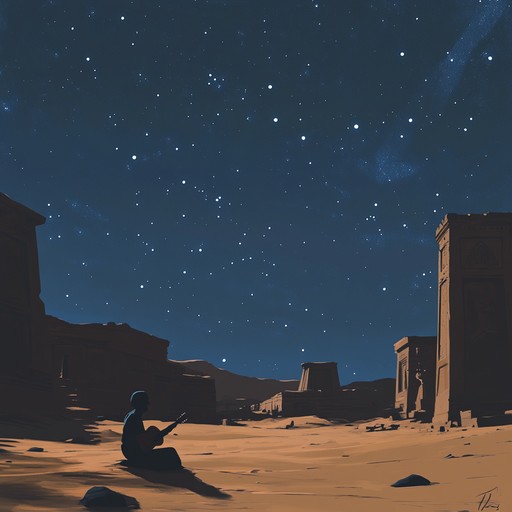 An instrumental journey exploring the enigmatic soundscapes of the middle east, blending haunting melodies with atmospheric textures to evoke ancient tales and hidden secrets beneath the desert sands.